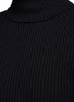 Detail View - Click To Enlarge - THEORY - 'Jemless' cold shoulder turtleneck sweater