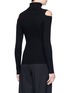 Back View - Click To Enlarge - THEORY - 'Jemless' cold shoulder turtleneck sweater
