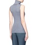 Back View - Click To Enlarge - THEORY - 'Leendelle' button turtleneck Merino wool knit vest