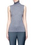 Main View - Click To Enlarge - THEORY - 'Leendelle' button turtleneck Merino wool knit vest
