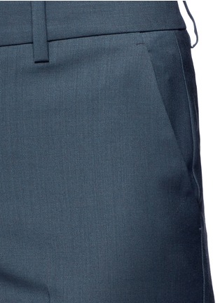 Detail View - Click To Enlarge - THEORY - 'Trecca' cropped virgin wool blend suiting pants