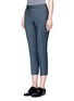 Front View - Click To Enlarge - THEORY - 'Trecca' cropped virgin wool blend suiting pants