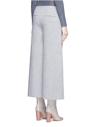 Back View - Click To Enlarge - THEORY - 'Henriet' double faced wool-cashmere culottes