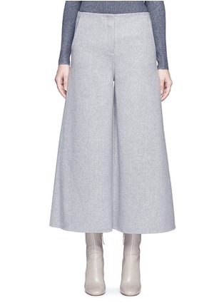 Main View - Click To Enlarge - THEORY - 'Henriet' double faced wool-cashmere culottes