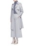 Figure View - Click To Enlarge - THEORY - 'Henriet' double faced wool-cashmere culottes