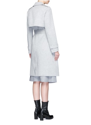 Back View - Click To Enlarge - THEORY - 'Oaklane' belted wool-cashmere coat