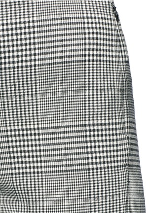 Detail View - Click To Enlarge - THEORY - 'Demitria DF' Glen plaid virgin wool flared pants