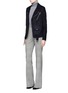 Figure View - Click To Enlarge - THEORY - 'Demitria DF' Glen plaid virgin wool flared pants
