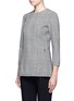 Front View - Click To Enlarge - THEORY - 'Lauret' glen plaid virgin wool top