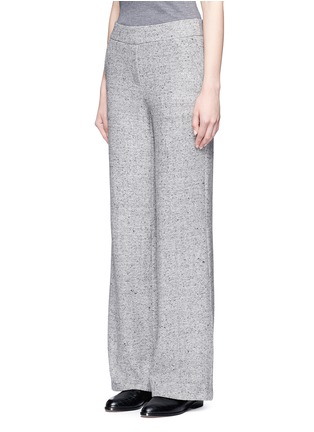 Front View - Click To Enlarge - THEORY - 'Talbert' cotton silk blend herringbone pants