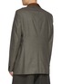 Back View - Click To Enlarge - KOLOR - Layered Shawl Lapel Wool Blend Blazer