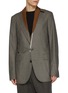 Main View - Click To Enlarge - KOLOR - Layered Shawl Lapel Wool Blend Blazer