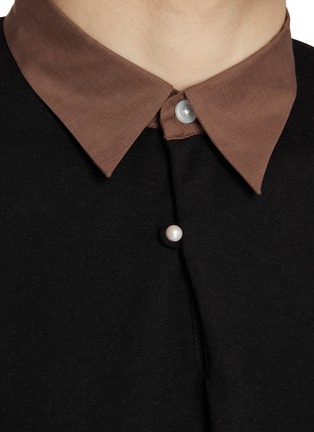  - KOLOR - Contrast Collar Sweater