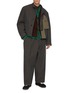 Figure View - Click To Enlarge - KOLOR - Straight Leg Drawstring Wool Blend Pants