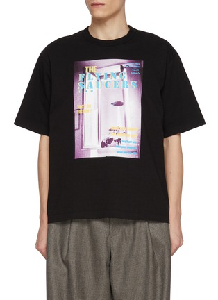 Main View - Click To Enlarge - KOLOR - The Flying Saucer Cotton T-Shirt