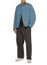 Figure View - Click To Enlarge - KOLOR - Concelaed Placket Stand Collar Blazer