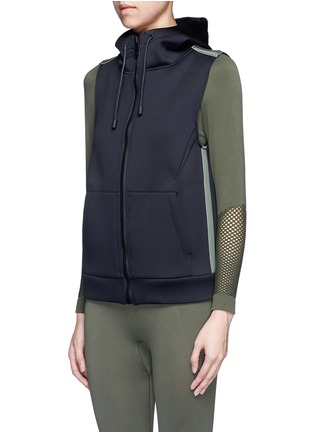 Front View - Click To Enlarge - ALALA - Colourblock neoprene zip vest