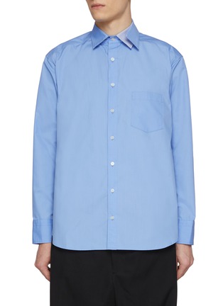 Main View - Click To Enlarge - KOLOR - Breakaway Layered Collar Shirt
