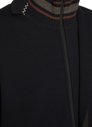  - KOLOR - High Neck Zip Up Wool Jacket