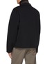 Back View - Click To Enlarge - KOLOR - High Neck Zip Up Wool Jacket