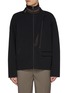 Main View - Click To Enlarge - KOLOR - High Neck Zip Up Wool Jacket