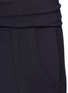 Detail View - Click To Enlarge - ALALA - Rolldown waist drawstring French terry sweatpants