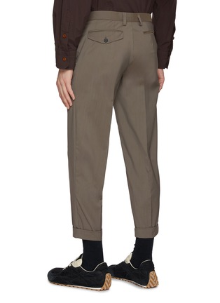 Back View - Click To Enlarge - KOLOR - Straight Leg Single Pleated Pants