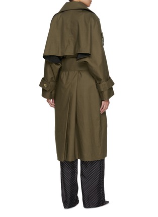 Back View - Click To Enlarge - SHARON WAUCHOB - Karl Cotton Trench Coat