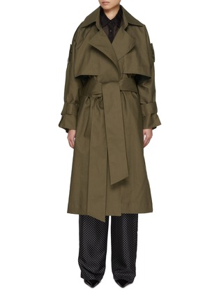 Main View - Click To Enlarge - SHARON WAUCHOB - Karl Cotton Trench Coat