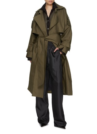 Figure View - Click To Enlarge - SHARON WAUCHOB - Karl Cotton Trench Coat