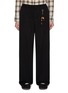 Main View - Click To Enlarge - SONG FOR THE MUTE - Relaxed Bead Rope Gabardine Lounge Pants