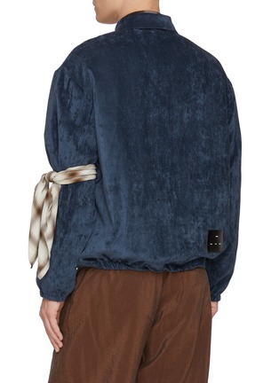 Back View - Click To Enlarge - SONG FOR THE MUTE - Sleeve Bandana Coach Jacket