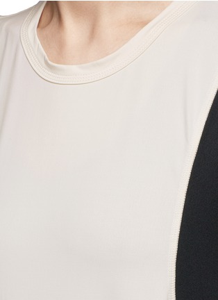 Detail View - Click To Enlarge - ALALA - 'Cutaway' dropped armhole jersey tank top