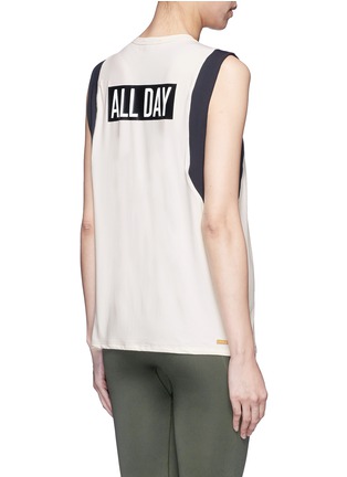 Back View - Click To Enlarge - ALALA - 'Cutaway' dropped armhole jersey tank top
