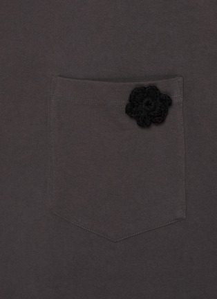  - SONG FOR THE MUTE - Soft Roots Daisy Appliqué Cotton Jersey T-Shirt