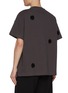 Back View - Click To Enlarge - SONG FOR THE MUTE - Soft Roots Daisy Appliqué Cotton Jersey T-Shirt