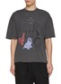 Main View - Click To Enlarge - SONG FOR THE MUTE - Oversized Sketchbook Print Cotton T-Shirt