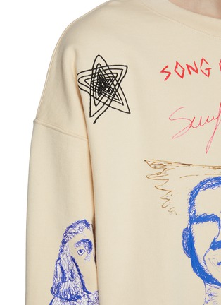 - SONG FOR THE MUTE - Sketchbook Graphic Heavy Terry Cotton Sweater