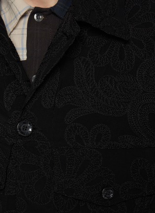  - SONG FOR THE MUTE - Antique Straw Embroidered Worker Jacket