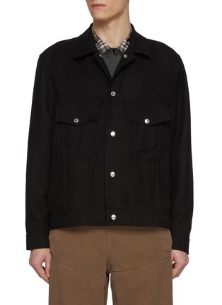 Main View - Click To Enlarge - SONG FOR THE MUTE - Ten Drape Worker Jacket