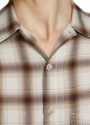  - SONG FOR THE MUTE - Ombre Shadow Chequered Shirt