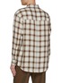 Back View - Click To Enlarge - SONG FOR THE MUTE - Ombre Shadow Chequered Shirt