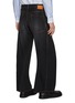 Back View - Click To Enlarge - KHOKI - Barrel Leg Denim Pants