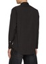 Back View - Click To Enlarge - KHOKI - Striped Appliqué Cotton Shirt