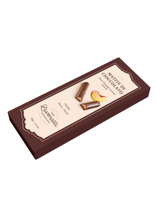 Main View - Click To Enlarge Main View - Click To Enlarge - MERCATO GOURMET BY GIANDO - Lavoratti 3-Piece Dark Chocolate and Peach Pencils 60g