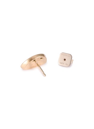 Detail View - Click To Enlarge - VHERNIER - Endless Yellow Gold White Gold Stud Earrings