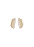 VHERNIER Eclisse Medio Yellow Gold White Gold Diamond Clip Earrings