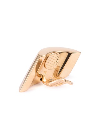 Detail View - Click To Enlarge - VHERNIER - Vague Medio 18K Rose Gold Clip Earrings