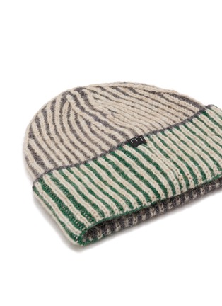Detail View - Click To Enlarge - MAPOÉSIE - Ribbed Alpaca Blend Beanie