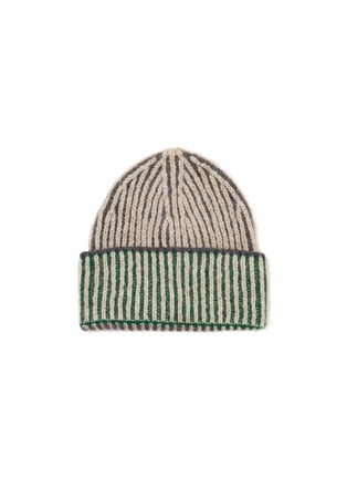 Main View - Click To Enlarge - MAPOÉSIE - Ribbed Alpaca Blend Beanie